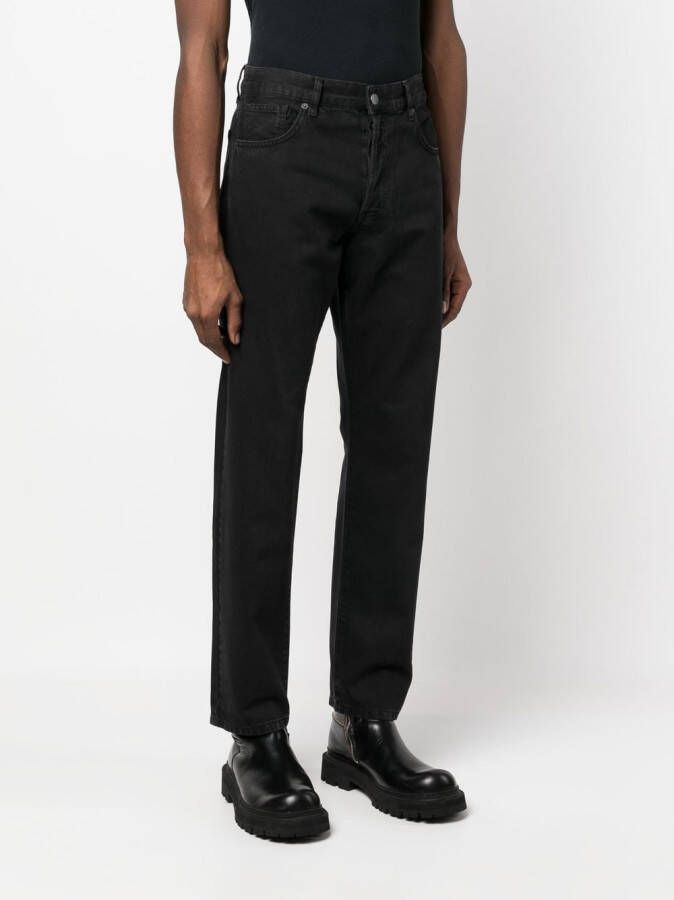 Moschino Jeans met borduurwerk Zwart