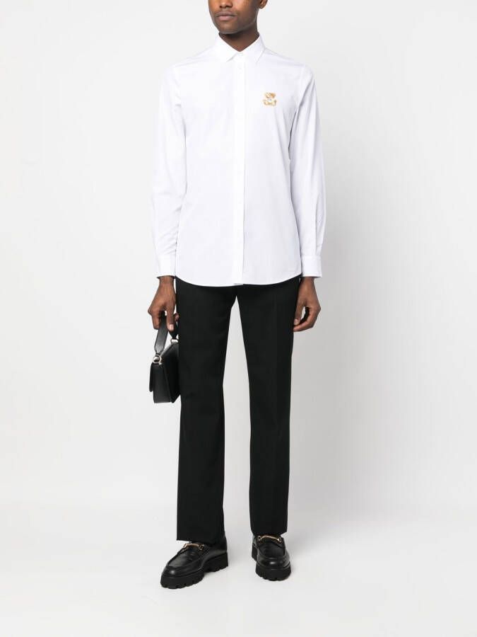 Moschino Overhemd met borduurwerk Wit