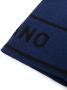 Moschino Enkelsokken met intarsia logo Blauw - Thumbnail 2