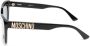 Moschino Eyewear Bril met logo Zwart - Thumbnail 3