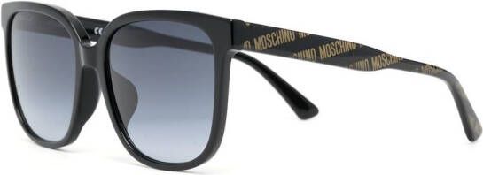 Moschino Eyewear Zonnebril met vierkant montuur Zwart