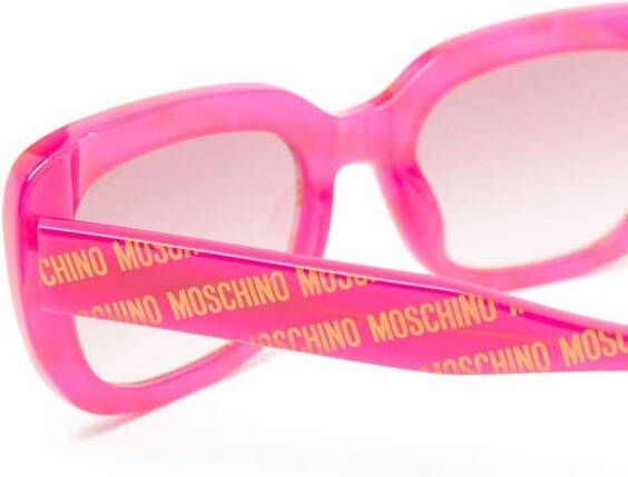 Moschino Eyewear Zonnebril met cat-eye montuur Roze