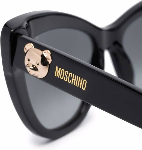 Moschino Eyewear Zonnebril met cat-eye montuur Zwart