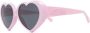 Moschino Eyewear Zonnebril met hartjes montuur Roze - Thumbnail 2