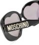 Moschino Eyewear Zonnebril met hartvormig montuur Zwart - Thumbnail 3