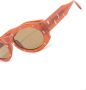 Moschino Eyewear Zonnebril met ovalen montuur Oranje - Thumbnail 3