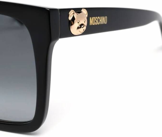 Moschino Eyewear Zonnebril met oversized montuur Zwart