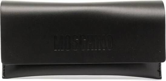Moschino Eyewear Zonnebril met oversized montuur Zwart