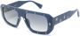 Moschino Eyewear Zonnebril met piloten montuur Blauw - Thumbnail 2
