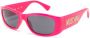Moschino Eyewear Zonnebril met rechthoekig montuur Roze - Thumbnail 2