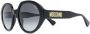 Moschino Eyewear Zonnebril met rond montuur Zwart - Thumbnail 2