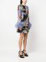 Moschino Jurk met veren afwerking Zwart - Thumbnail 3
