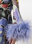 Moschino Jurk met veren afwerking Zwart - Thumbnail 5
