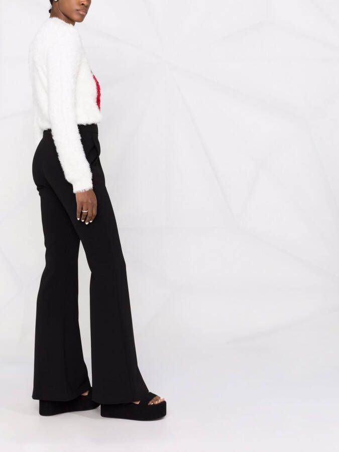 Moschino Flared broek Zwart
