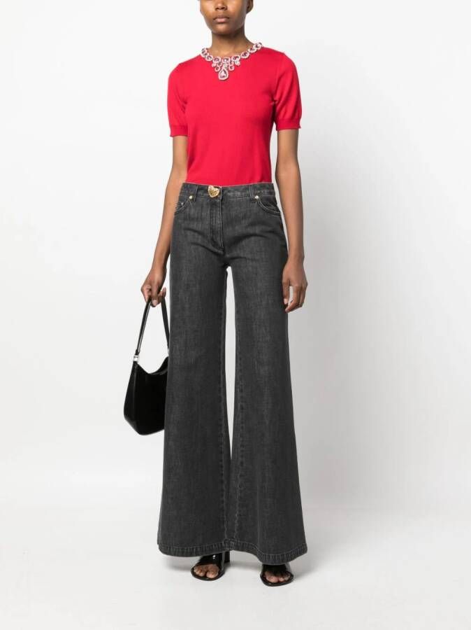 Moschino Flared jurk Zwart
