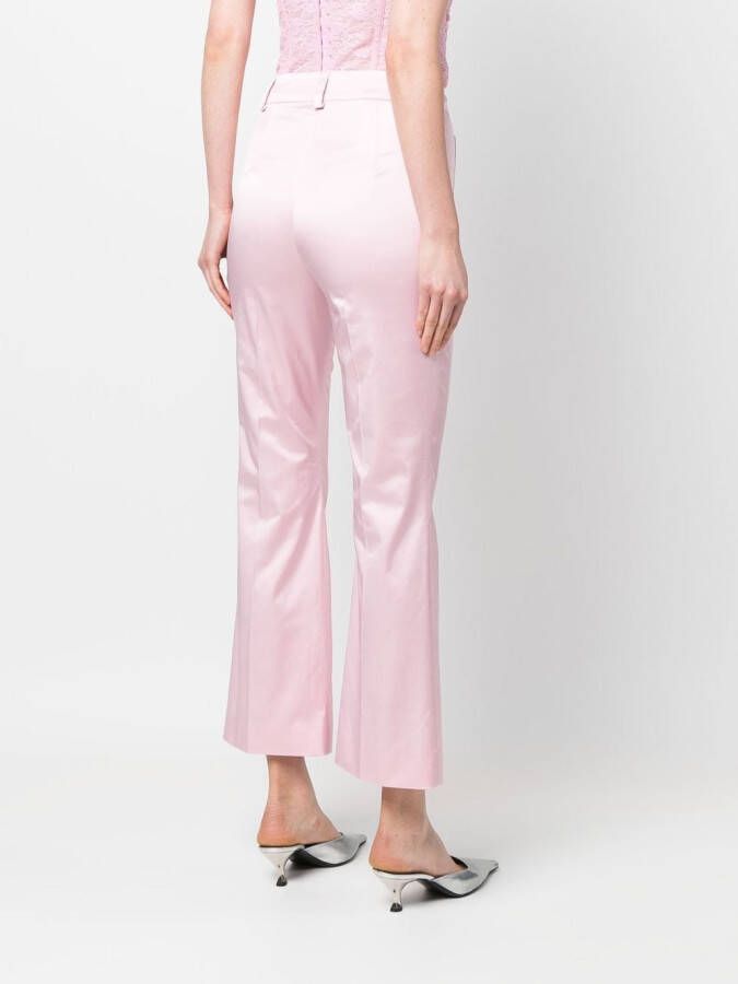 Moschino Flared pantalon Roze