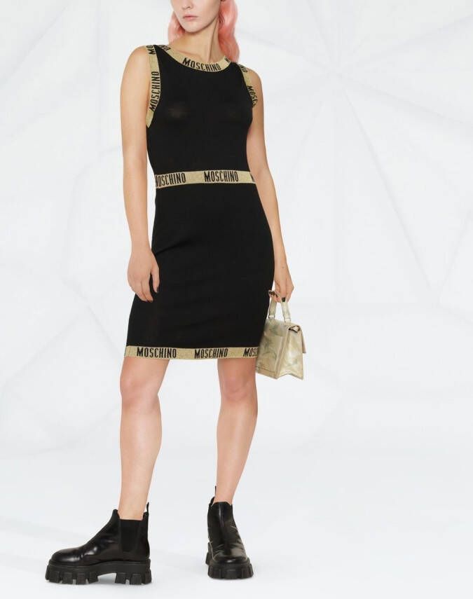 Moschino Gebreide jurk Zwart