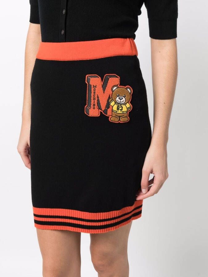 Moschino Gebreide rok Zwart