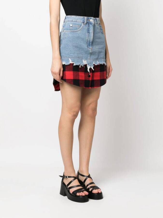 MOSCHINO JEANS Gelaagde rok Blauw