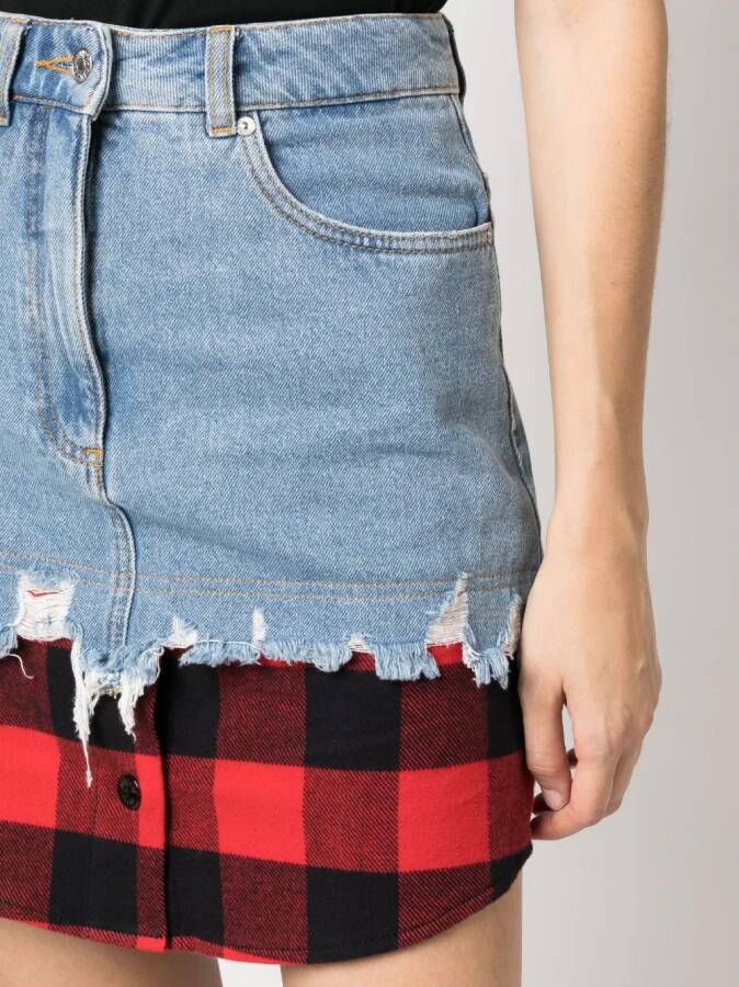 MOSCHINO JEANS Gelaagde rok Blauw