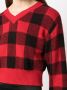 MOSCHINO JEANS Geruite trui Rood - Thumbnail 5