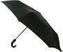 Moschino Gestreepte paraplu Zwart - Thumbnail 3
