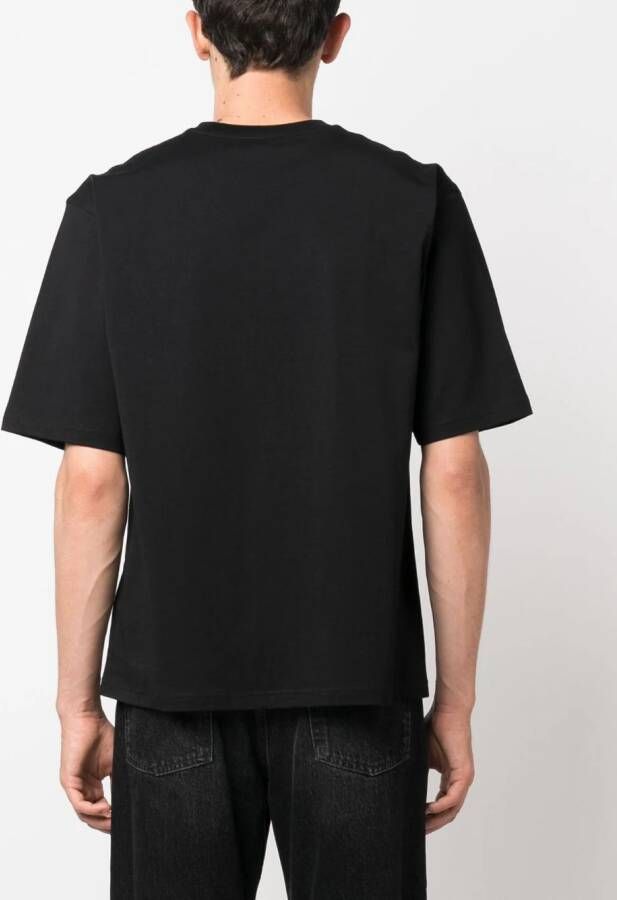 Moschino T-shirt met grafische print Zwart