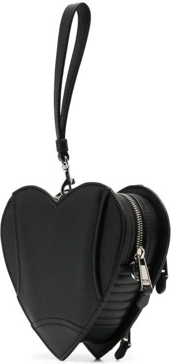 Moschino Biker kleine tas Zwart