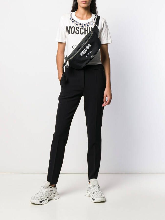 Moschino Heuptas met logoprint Zwart