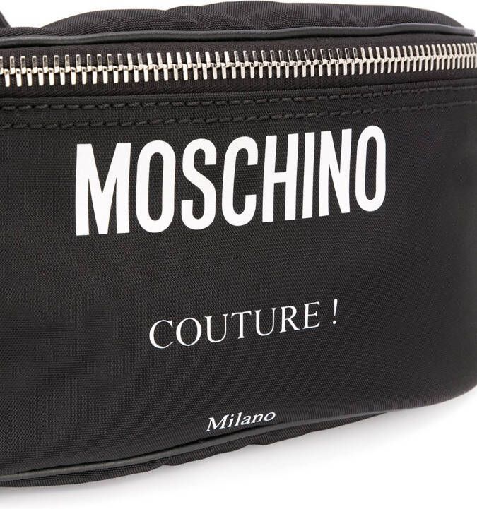 Moschino Heuptas met logoprint Zwart