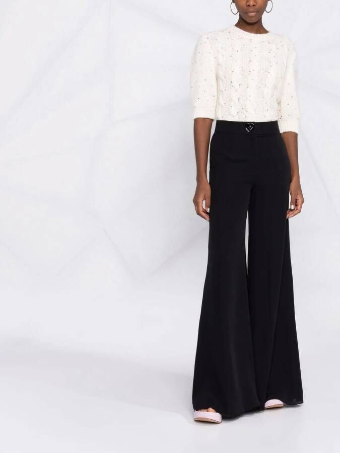 Moschino High waist broek Zwart
