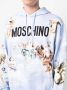 Moschino Hoodie met logoprint Blauw - Thumbnail 5