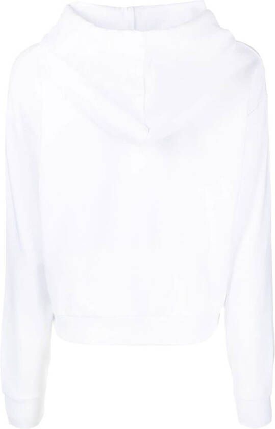 Moschino Hoodie met logoprint Wit
