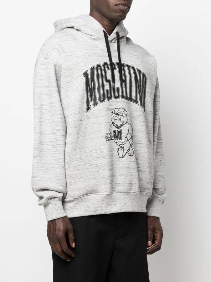 Moschino Hoodie met trekkoord Grijs