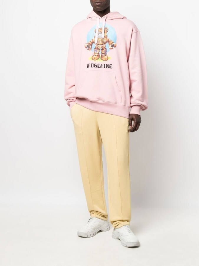 Moschino Hoodie met Teddy Bear-print Roze