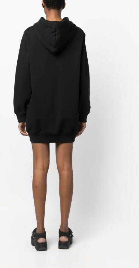 Moschino Hoodiejurk met capuchon Zwart
