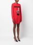 Moschino Intarsia jurk Rood - Thumbnail 3
