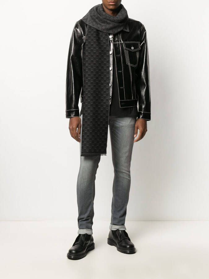 Moschino Intarsia sjaal Zwart