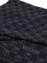 Moschino Intarsia sjaal Zwart - Thumbnail 3