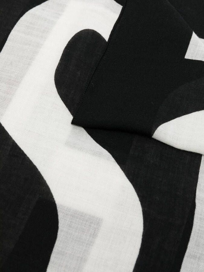 Moschino Intarsia sjaal Zwart