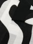 Moschino Multicolor Logo Wollen Sjaal Black Heren - Thumbnail 2