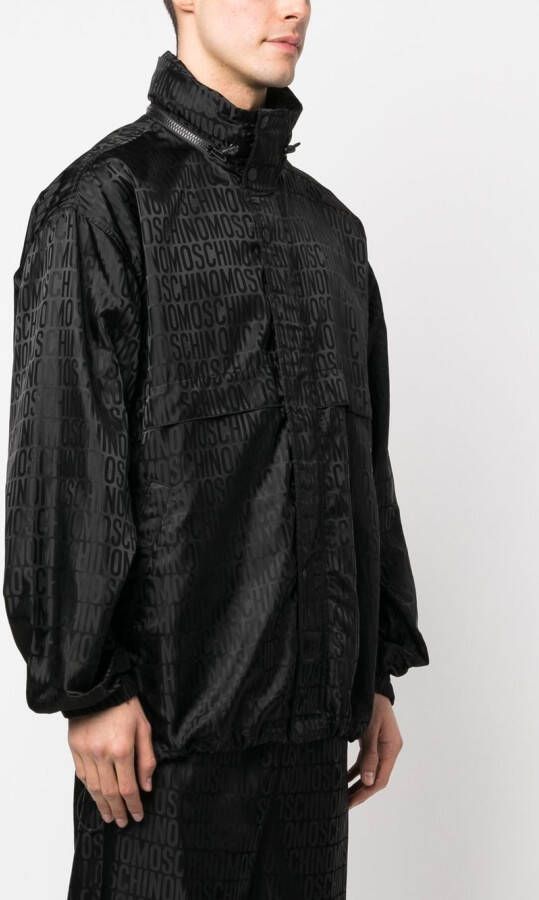 Moschino Jack met jacquard Zwart