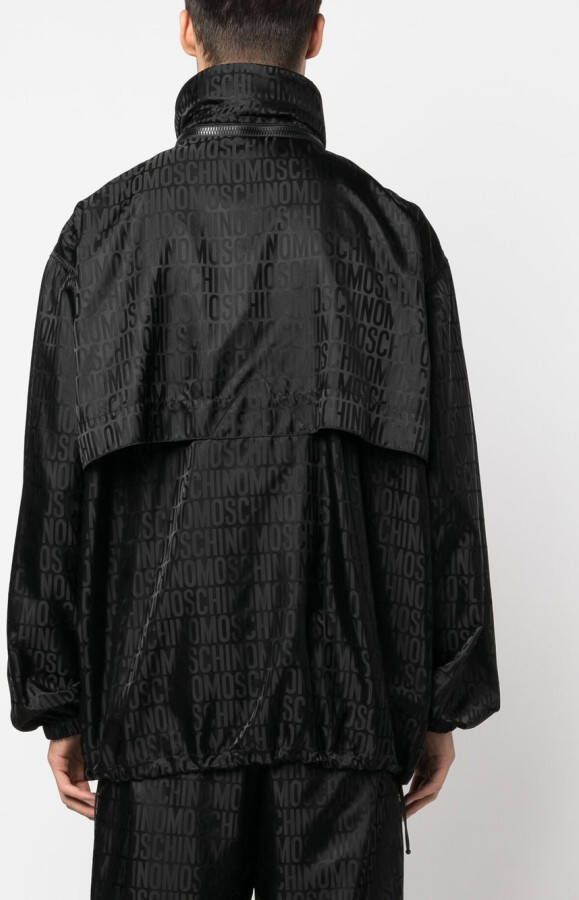 Moschino Jack met jacquard Zwart