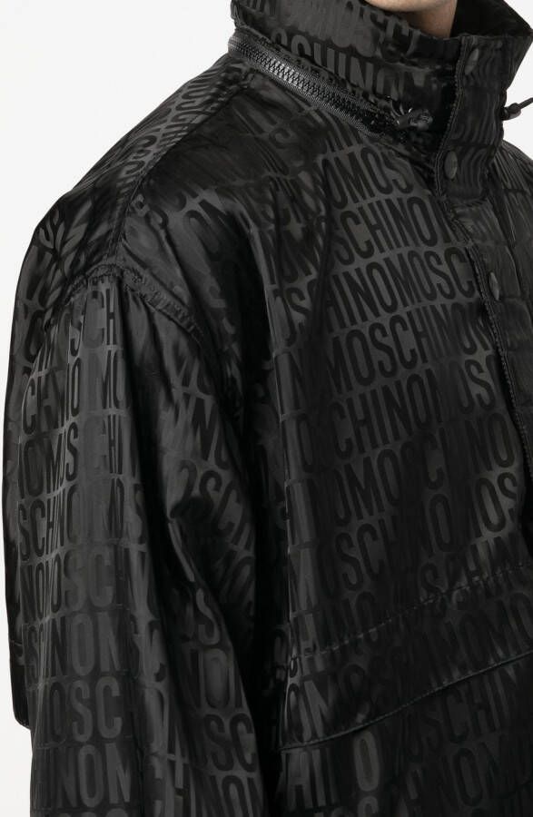 Moschino Jack met jacquard Zwart