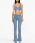 MOSCHINO JEANS Cropped bustier top Blauw - Thumbnail 2