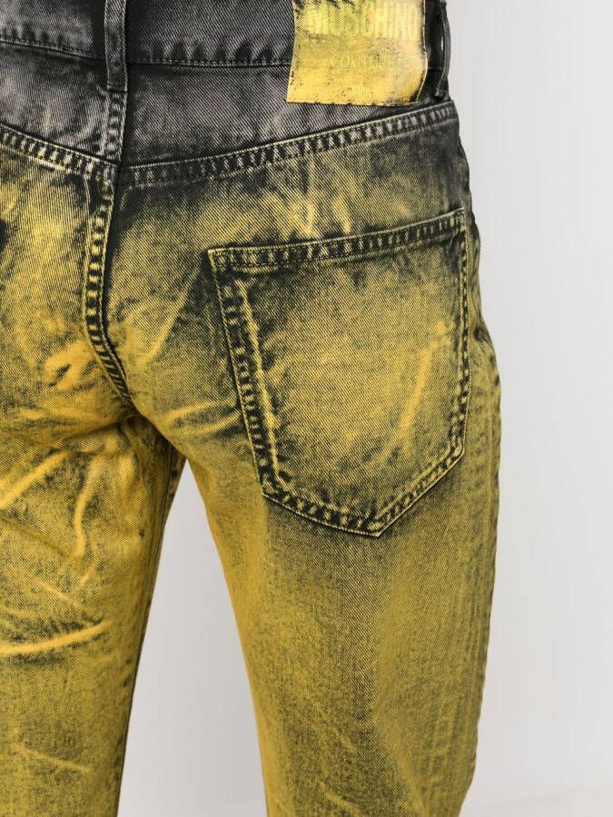 Moschino Jeans met kleurverloop Geel
