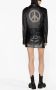 MOSCHINO JEANS Leren bikerjack Zwart - Thumbnail 2