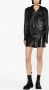 MOSCHINO JEANS Leren bikerjack Zwart - Thumbnail 3