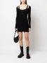 MOSCHINO JEANS Ribgebreide jurk Zwart - Thumbnail 2