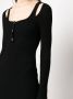 MOSCHINO JEANS Ribgebreide jurk Zwart - Thumbnail 5